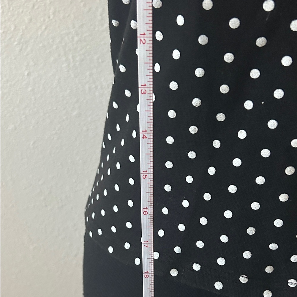 Polka Dot V Neck Halter Neck Top - Picture 3 of 7